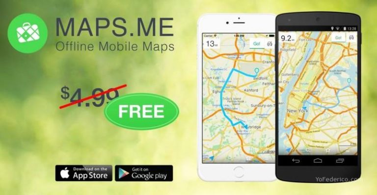 Maps.me, una app de GPS que no usa Internet nunca y ahora GRATIS!