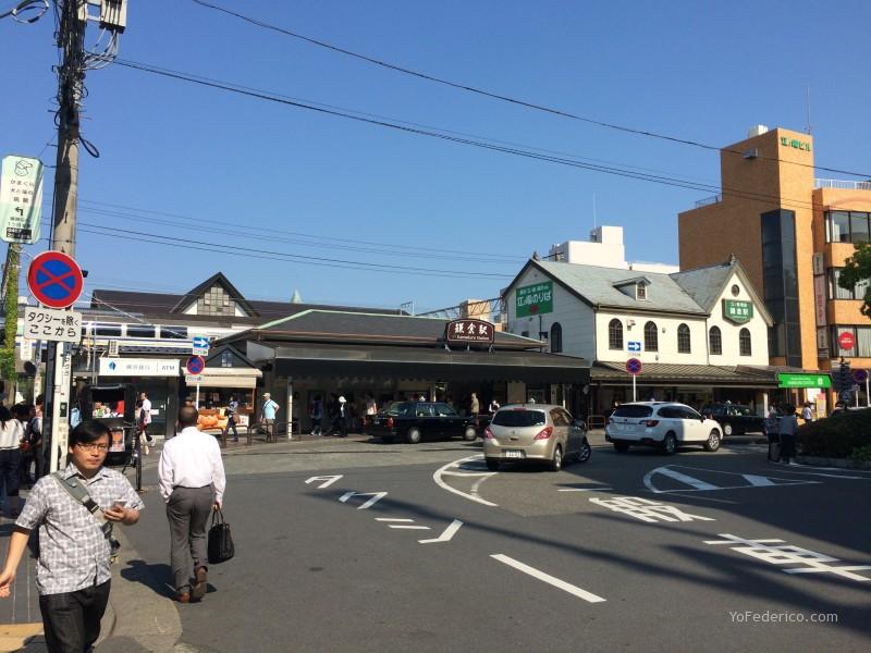 Estación de tren de Kamakura, Japón