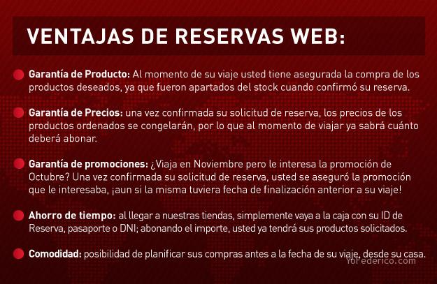 Ventajas del Sistema de Reservas Online del Duty Free Shop Argentina