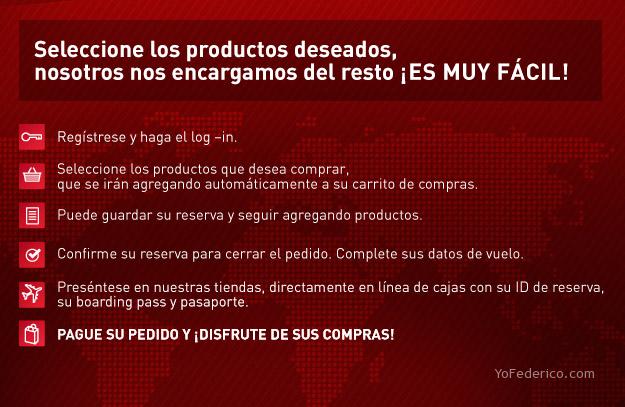 Sistema de Reservas Online del Duty Free Shop Argentina