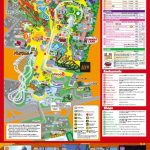 Mapa de atracciones del FujiQ Highland