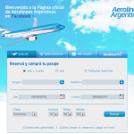 aerolineas argentinas compra en facebook