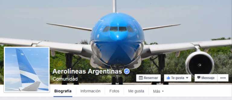 Aerolíneas Argentinas permite comprar pasajes desde Facebook