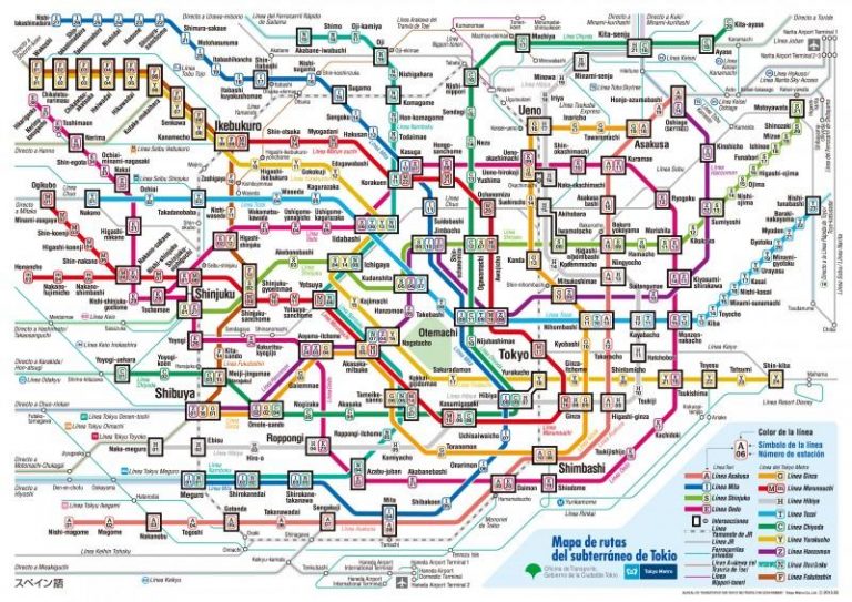 Pases para el Metro de Tokyo + Mapas actualizados