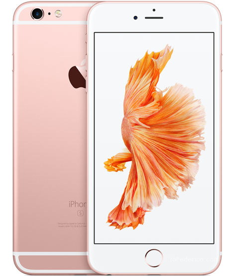 iPhone 6s Plus en el nuevo color rosa