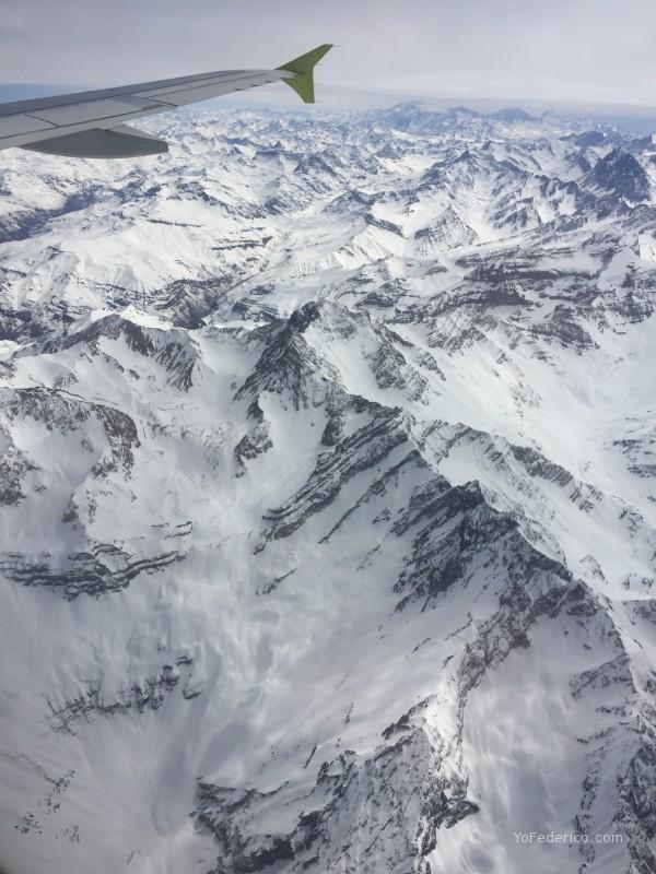 Cordillera de los Andes con SKY Airline