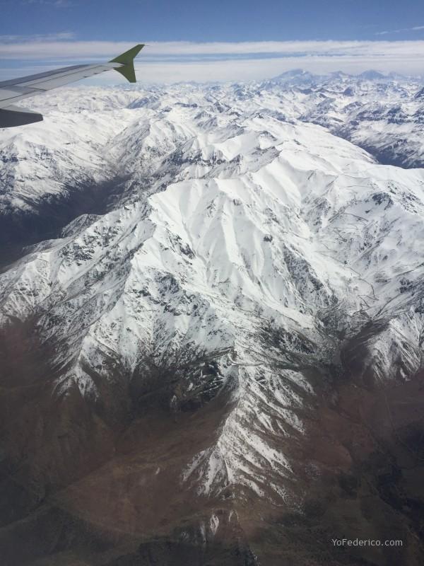 Cordillera de los Andes con SKY Airline