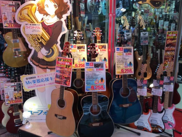 El barrio de los instrumentos musicales en Tokyo