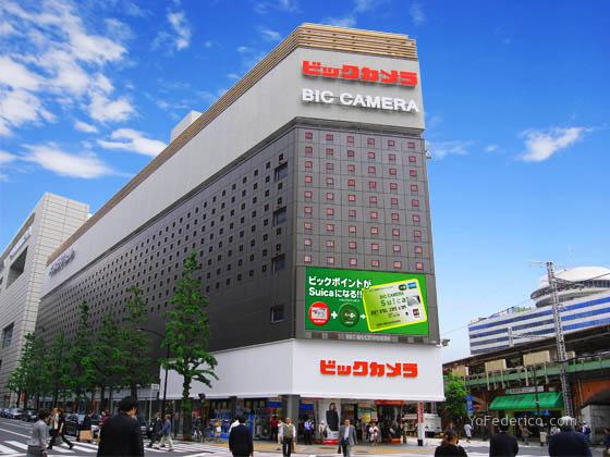 El vendedor español de BIC Camera en Tokyo