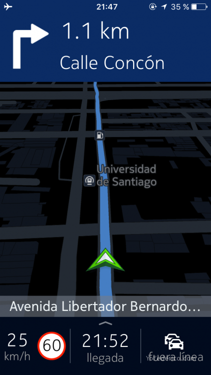 Santiago Chile Here Nokia GPS offline app