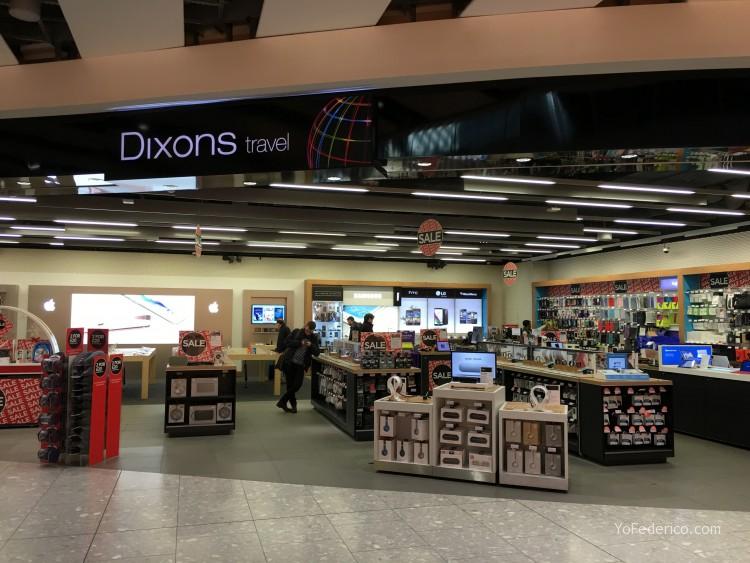 DIXONS, una tienda de electrónicos para no perderse en el aeropuerto de Heathrow