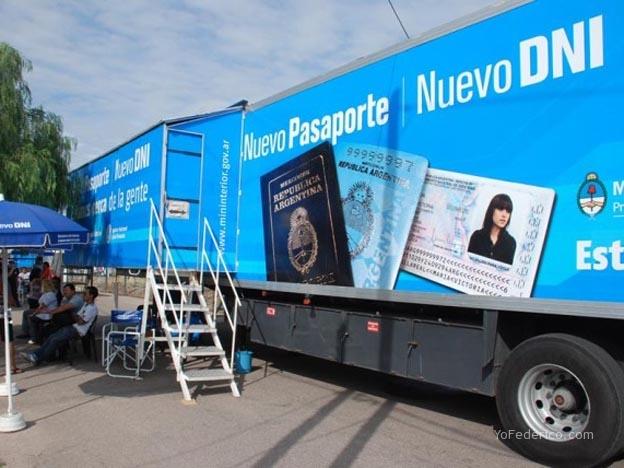 camion DNI Pasaporte Argentino