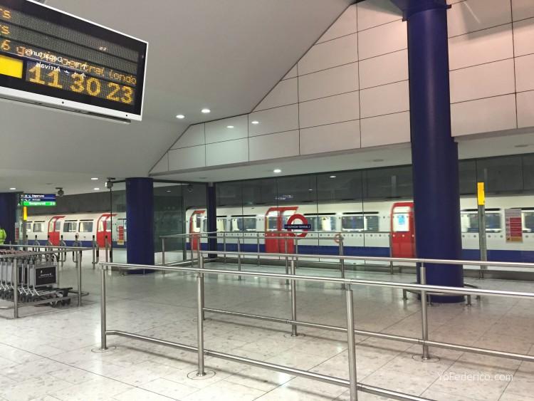 Metro de Londres desde el aeropuerto de Heathrow a Londres