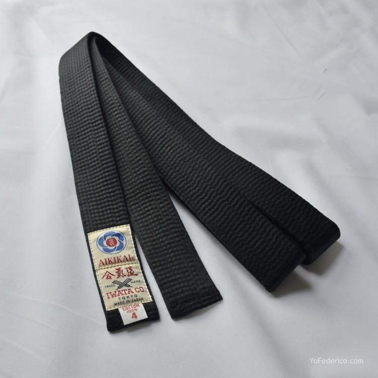 cinturon negro aikido-black-belt-iwata-kuro-obi-shusu