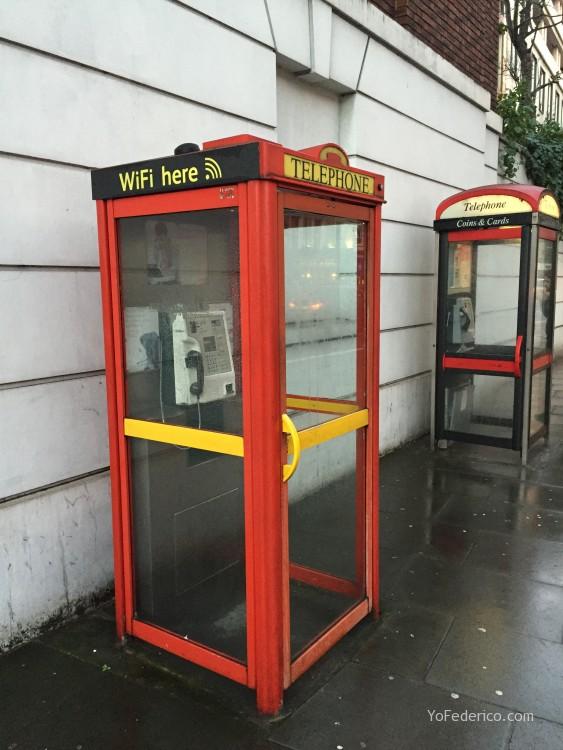 Las cabinas de teléfono londinenses con WiFi gratis! 1