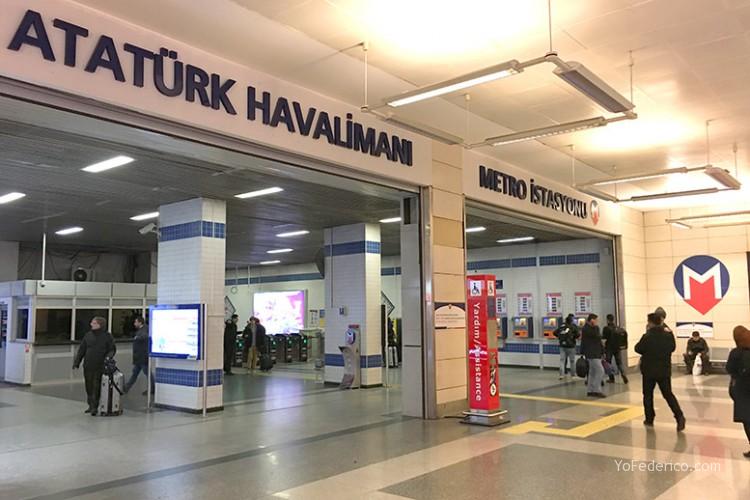 Cómo ir en Metro del aeropuerto de Estambul a la ciudad