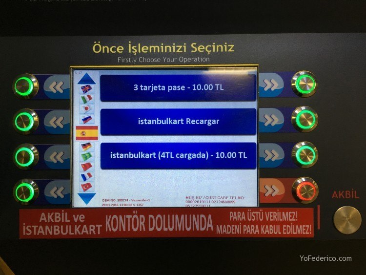 Cómo adquirir y recargar la Istanbul Kart para movernos en Estambul 3