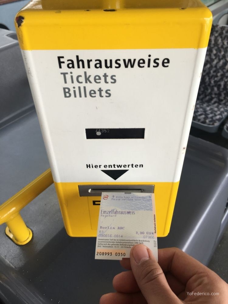 Transporte público desde el aeropuerto Schönefeld hasta la ciudad de Berlín 6