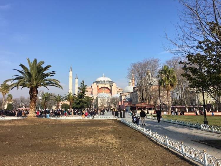 La mezquita Santa Sofía de Estambul