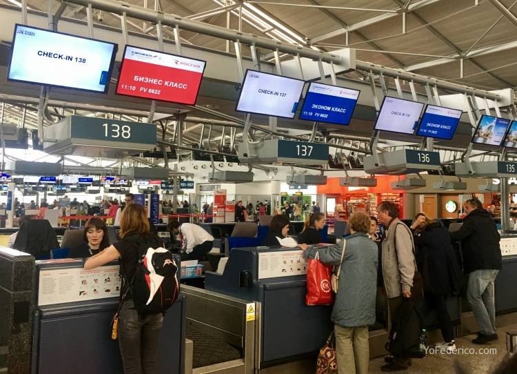 Vuelo de Praga a San Petersburgo en AeroFlot 4