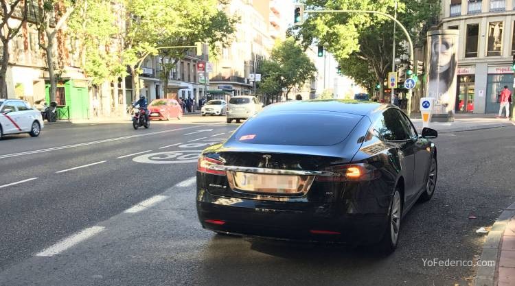 Pedí un UBER en Madrid y me vino un Tesla! 5
