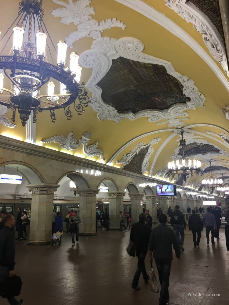 Metro desde la estación de Moscú al centro 7