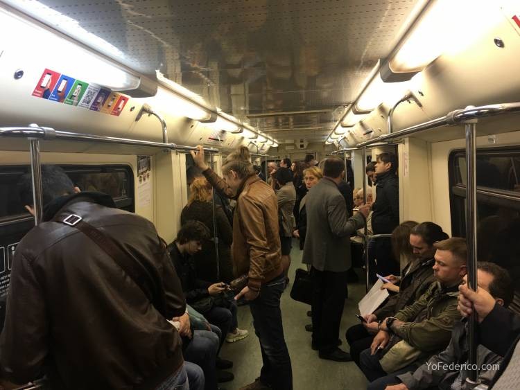 Metro desde la estación de Moscú al centro 9