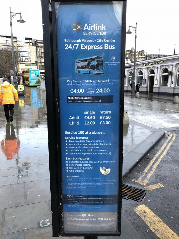 El Bus de Edimburgo que conecta la ciudad con el Aeropuerto 2