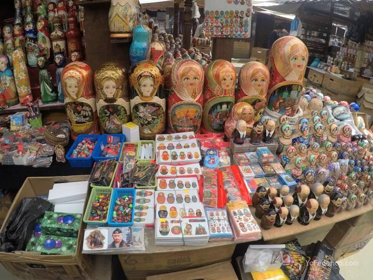 Todas las mamushkas del mercado Izmailovo de Moscú 12